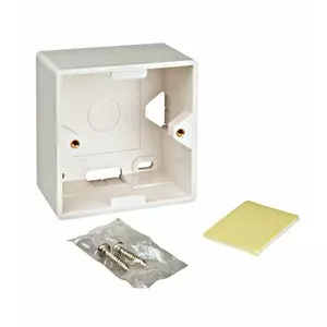 Plastering box SCHRACK HSED0xUWxS RAL 9010 for in-wall installation, model HSEAP842WF