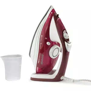 Steam iron Gorenje SIH3000RBC — 3000 W, ceramic soleplate, 0.4 L water tank, 1.6 kg, red