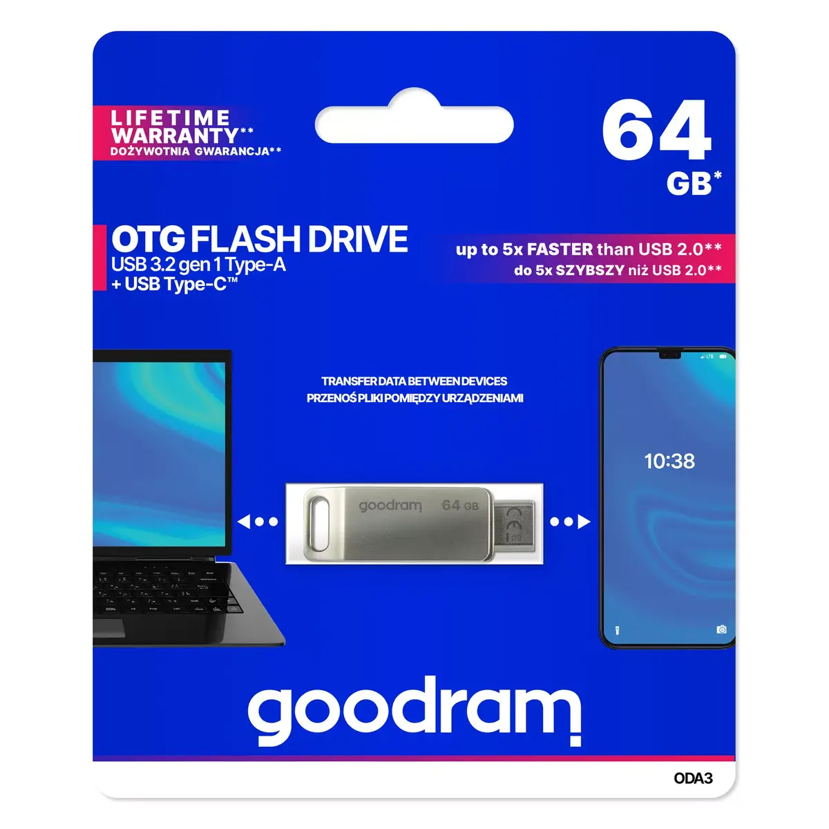 USB flash drive Goodram 64 GB ODA3 Photo 6
