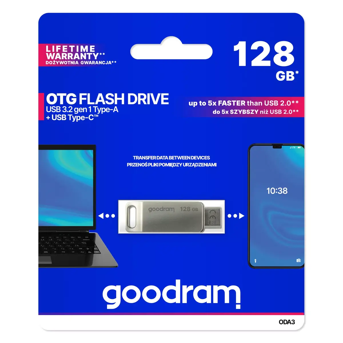 USB флеш-память Goodram 128 ГБ ODA3 Photo 6