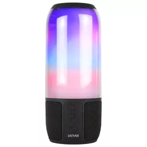 Portable stereo speaker DENVER BTL-324, 5 W RMS, wired & wireless, built-in 1200 mAh battery, multicolour