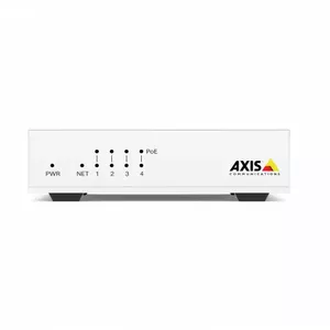 Axis 02101-002 tīkla pārslēgs Nepārvaldīts Fast Ethernet (10/100) Power over Ethernet (PoE) Balts