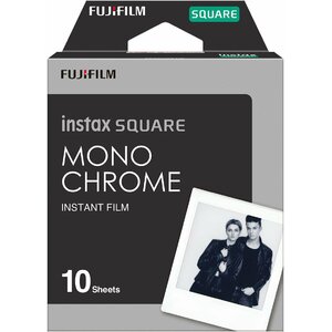 Fujifilm Instax Square 10 Blatt Monochrome tūlītējas attīstīšanas filma 10 pcs 86 x 72 mm