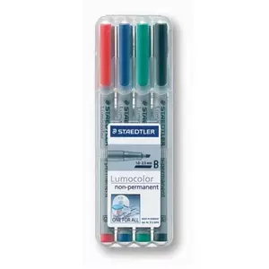 Маркер Staedtler 312 WP4 Черный Синий Коричневый Зеленый Оранжевый Красный Фиолетовый Желтый