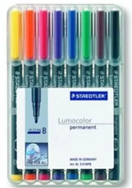 Staedtler 314 WP8 permanento marķieru komplekts