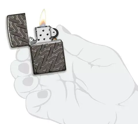 Zippo lighter 49173 Armor Geometric Weave Photo 3