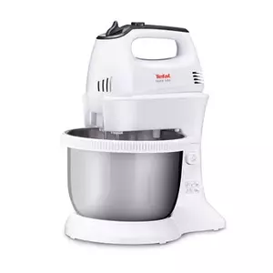 Tefal HT312138 mikseris Mikseris ar statīvu 300 W Sudrabs, Balts