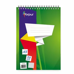 Spiral notebook FORPUS 100-00662 A5, 70 sheets