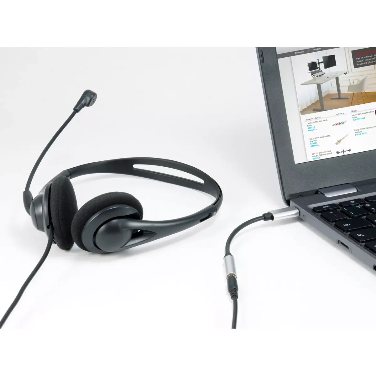 Audio DAC adapteris Equip USB-C uz 3.5mm Photo 2