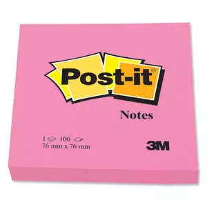 Note Paper Post-It 654N Pink 100 Sheets Self-adhesive
