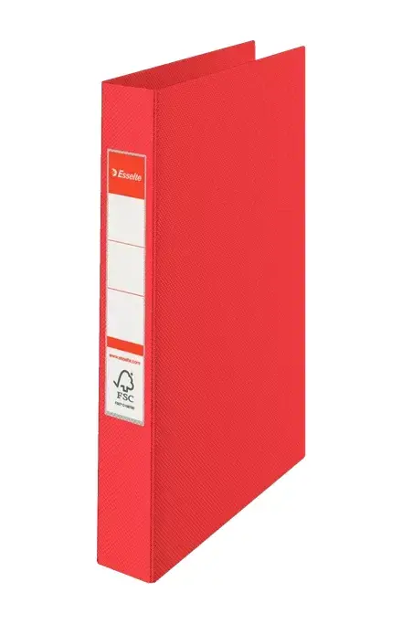 Папка с кольцами Esselte Standard PP Красная 2 x 25 мм Photo 2
