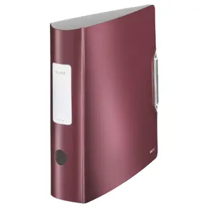 Ring binder LEITZ 11080028 A4, polyfoam, red, 312×82×318 mm