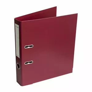 Document folder Eller 150-03138 A4, 50 mm spine, burgundy, metal bottom