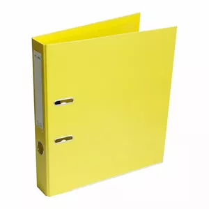 Map folder Eller A4 50 mm with metal bottom edge, yellow