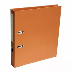 Map Folder Eller A4 50 mm with Metal Bottom Edge, Orange