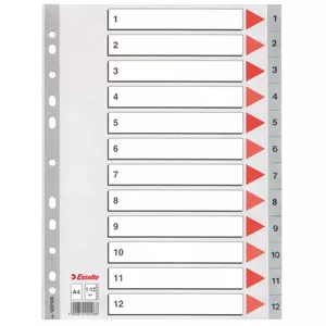 Plastic indexes Esselte 150-00246