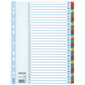Divider Esselte Mylar Indices & Dividers Multicolour