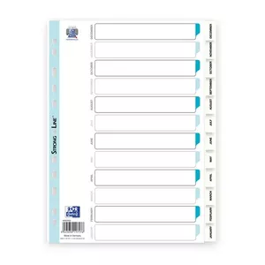 Elba 400020562 tab index Months tab index Polypropylene (PP) White