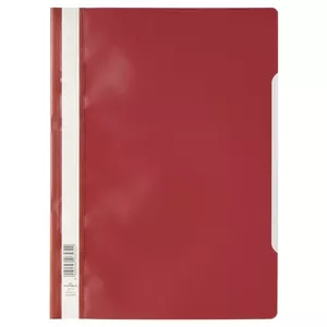 Report Cover Durable 2573-03 Polypropylene Red Transparent