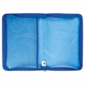 Document folder Centrum A4 with zipper, assorted colors