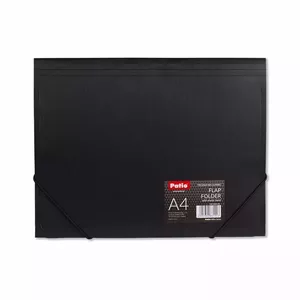Document map with rubber PATIO 0.45 mm A4 black — PATIO 150-03680