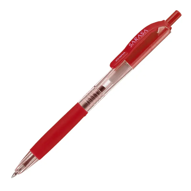 Zebra Sarasa 0.5 mm gel pen — red Photo 2
