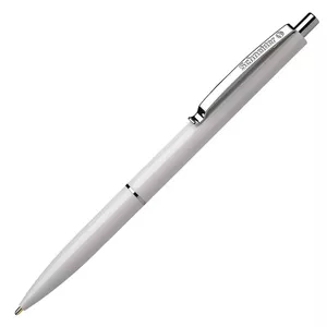 Ballpoint pen Schneider Electric K15 — white body, blue ink, standard tip
