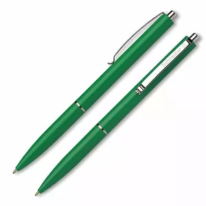 Шариковая ручка SCHNEIDER K15 1,0 мм, зеленый корпус, синие чернила