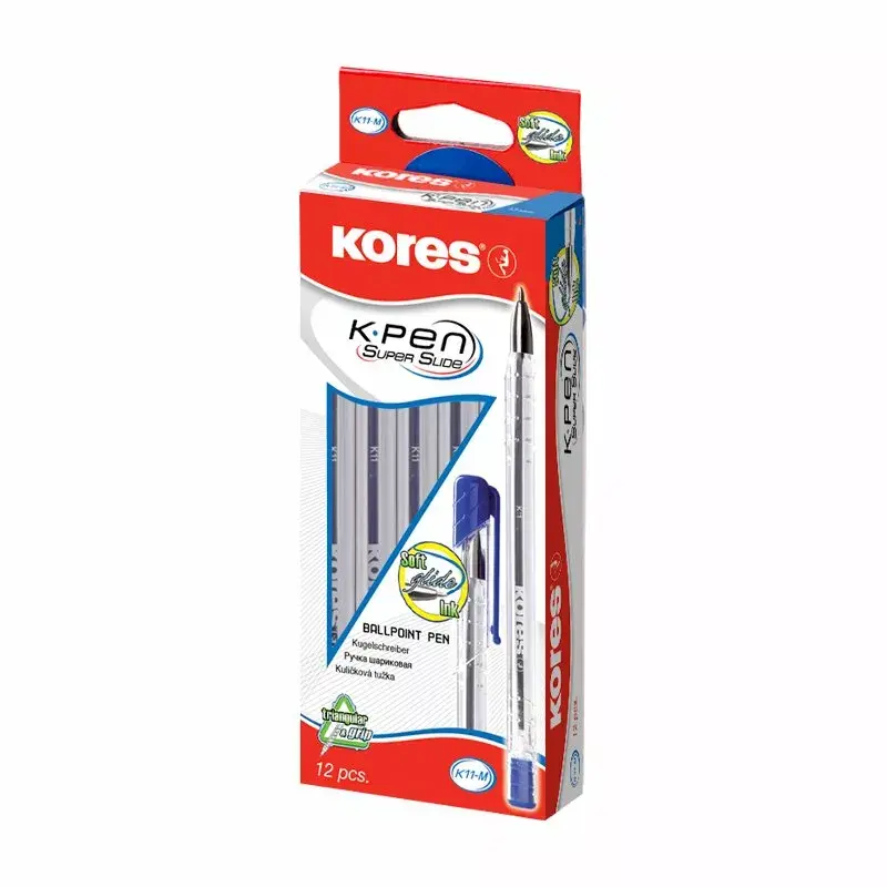 Lodīšu pildspalva KORES SOFT GLIDE K11 0.7 mm Photo 2