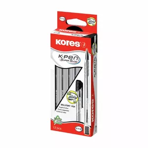 Шариковая ручка KORES SOFT GLIDE K11 M 0,7 мм черный