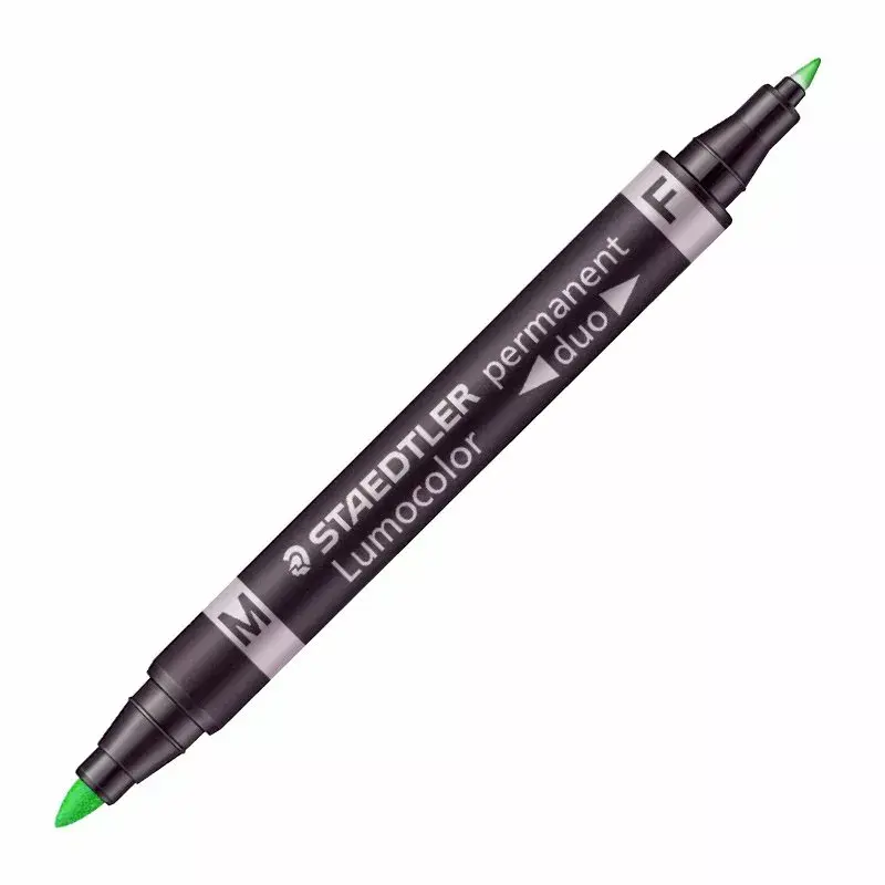 Staedtler Lumocolor Duo двусторонний зелёный 200‑01421 Photo 2