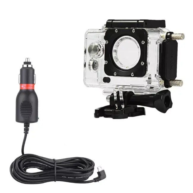 Waterproof Housing SJCam SJ4000 with Built‑in 12–38V Charger Photo 2