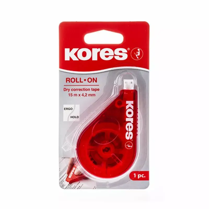Correction roller KORES Roll on Red 4.2mm x 15m Photo 2