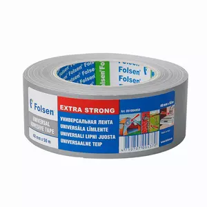 Līmlente Duct Tape Folsen 200-12091 PE 48 mm x 50 m pelēka