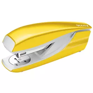 Скрепочница LEITZ NeXXt 55021016 — настольная степлер, вместимость 30 листов, скобы P3 24/6 или 26/6, жёлтый