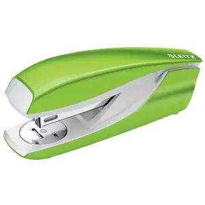 Степлер LEITZ NeXXt 55021054 — настольный, вместимость 30 листов, скобы P3 24/6 или 26/6, зелёный