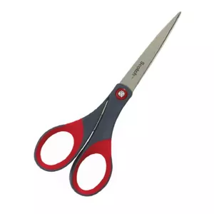 Scotch SCPR18 stationery/craft scissors Office scissors Straight cut Grey, Red