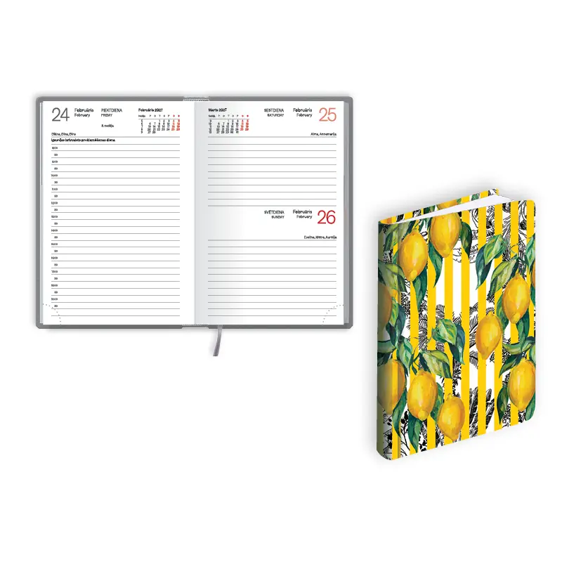 Plānotājs balta eko Pocket Planner EKO