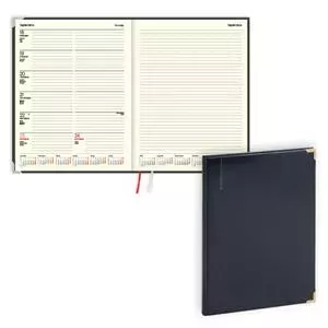 Weekly planner balta eko Planner EKO FORTUNE 2026 A4 black Balacron cover