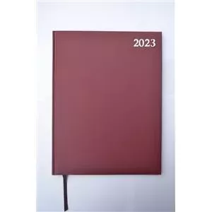 FAT Planner STANDARD 2026 A4 PVC, burgundy — weekly/monthly organiser