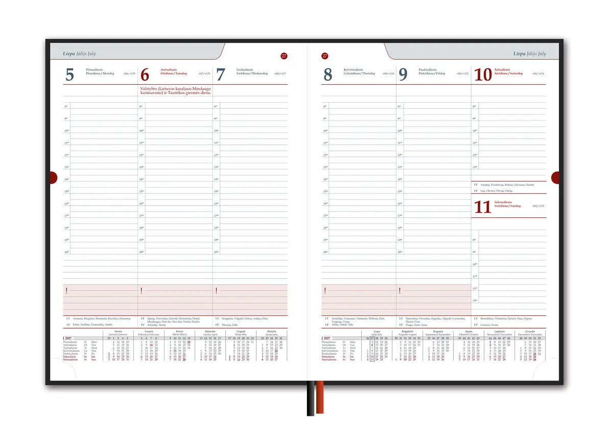 FAT Planner STANDARD 2026 A4 PVC Photo 3