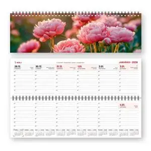 Table calendar Mobile Serviss 2026 Flowers Photo 1