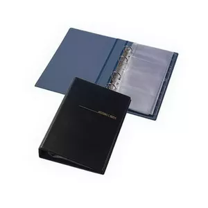 Business card holder panta plast 200 cards black (model 150-00705)