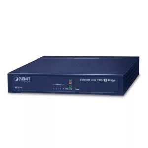 Network bridge PLANET VC-234 managed 4-port Fast Ethernet (10/100) rack-mount 1U, DC-in, 0.8 Gbit/s switching capacity