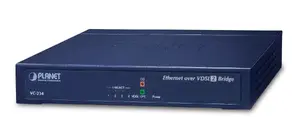 Network bridge PLANET VC-234 managed 4-port Fast Ethernet (10/100) rack-mount 1U, DC-in, 0.8 Gbit/s switching capacity