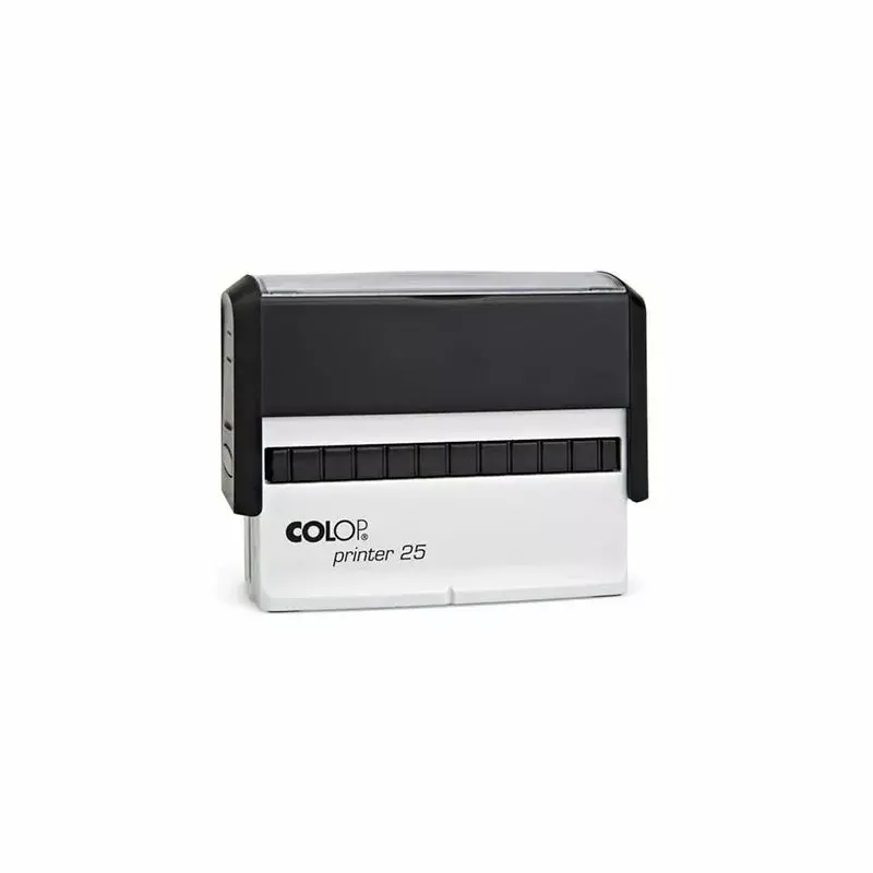 COLOP Printer 25 — чёрный корпус, синяя подушка Photo 2
