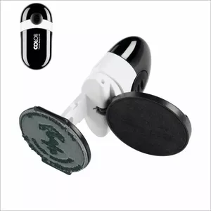 Round pocket stamp COLOP Pocket Stamp R40, black body, self-ink-free design