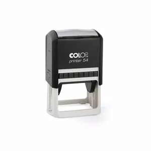 Pašiespiežams zīmogs COLOP Printer 54 melns korpuss bez tintiņas