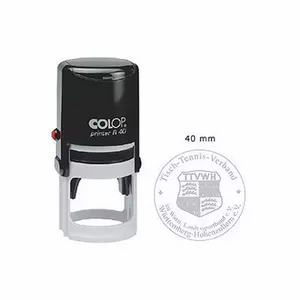 Штамп COLOP Printer R40 корпус черный без сменной подушки