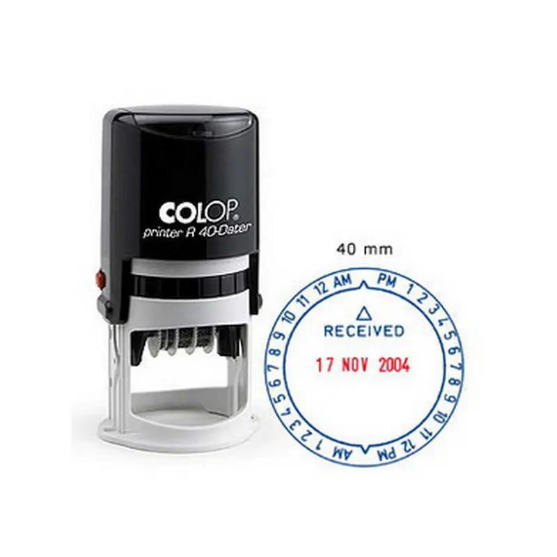 Zīmogs COLOP Printer R40 ar zilu